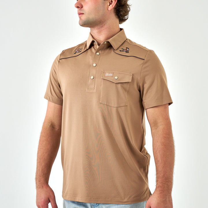 Pearl Snap Performance Polo - Mallards