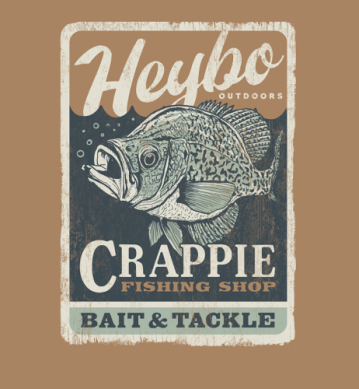 Crappie Tee - Sunburst