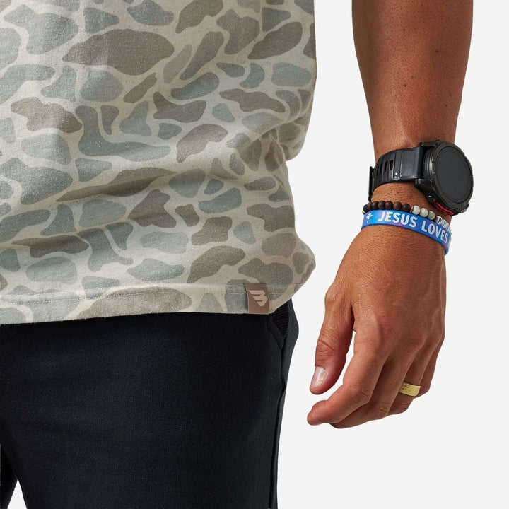 Vintage Washed Tee - Classic Deer Camo