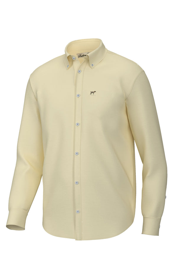 Hadley Classic Long Sleeve Button Down- Sunshine