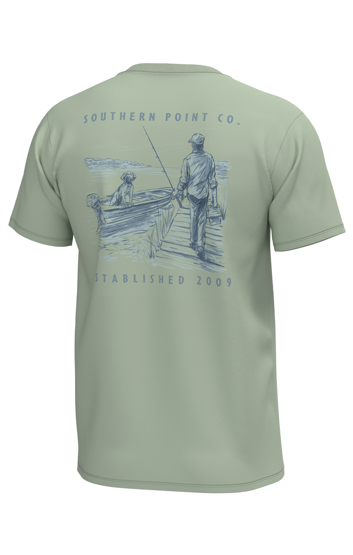 Youth Docked Boat - Smoke Green