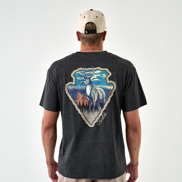 SS Tee - Whitetail Season - Heather Black