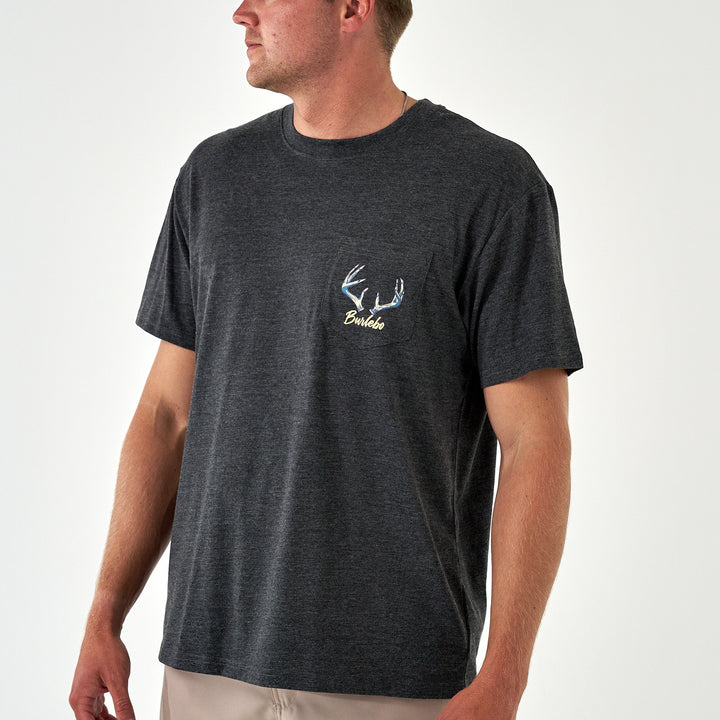 SS Tee - Whitetail Season - Heather Black