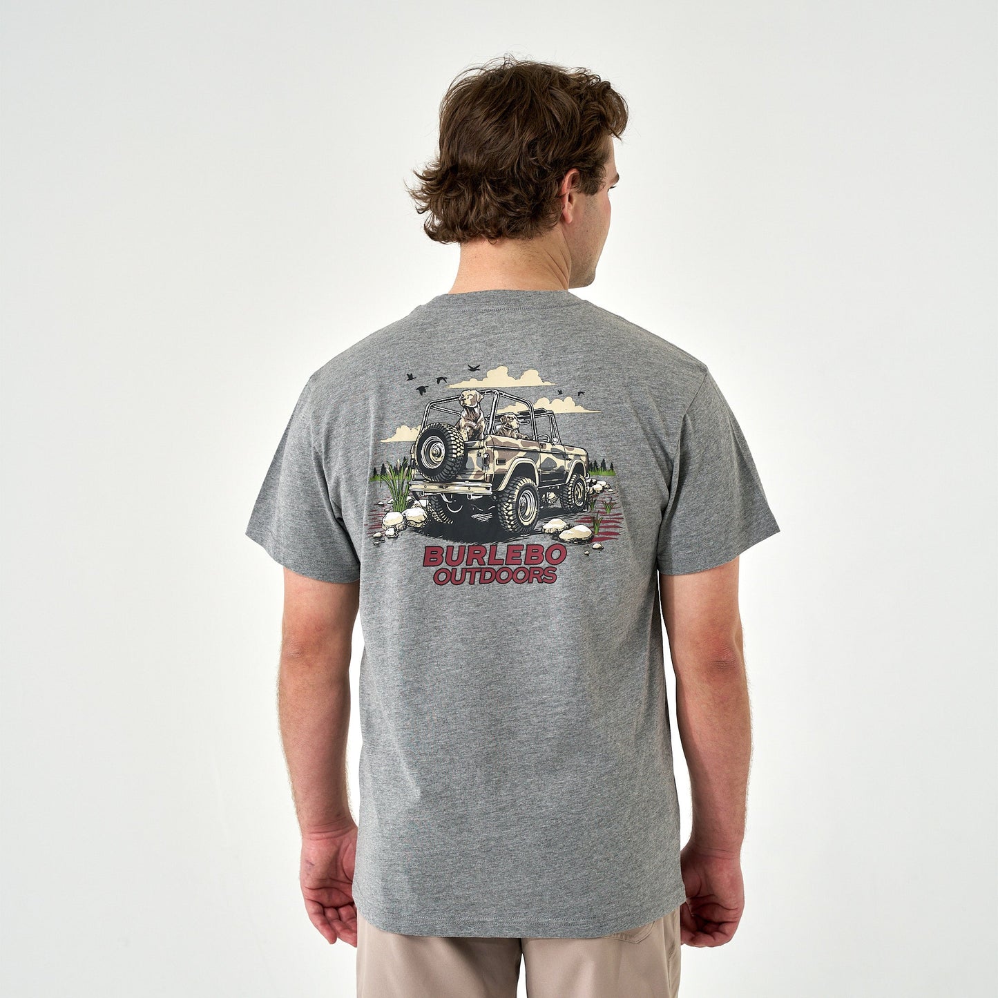 SS Tee - Offroad Bronco - Dark Heather Grey