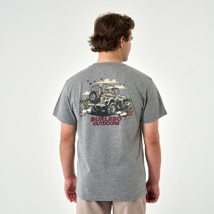 SS Tee - Offroad Bronco - Dark Heather Grey