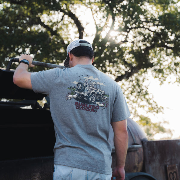 SS Tee - Offroad Bronco - Dark Heather Grey