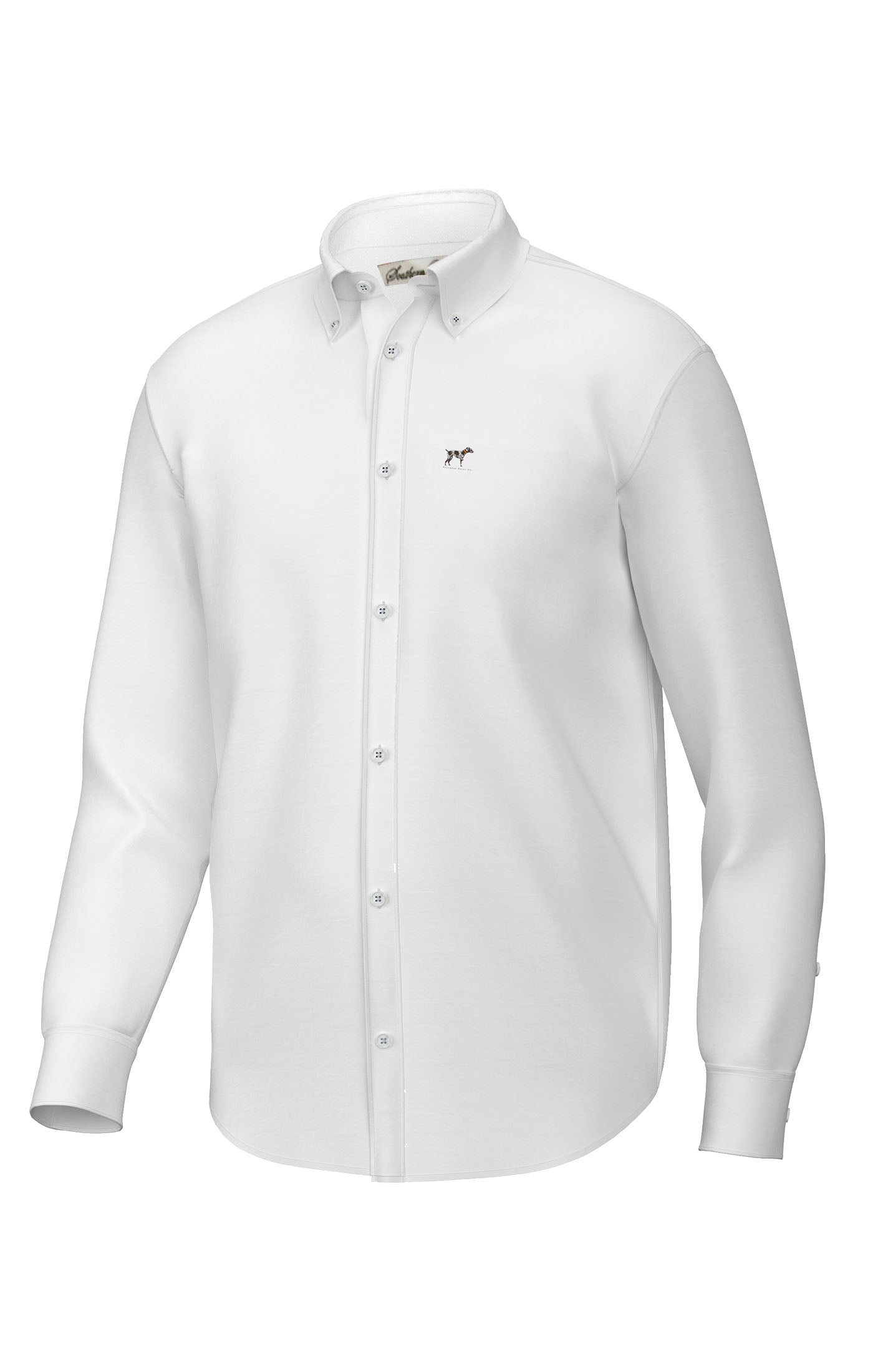 Hadley Classic Long Sleeve Button Down- White