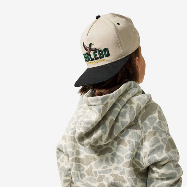 Youth Vintage Washed Fleece Hoodie - Classic Deer Camo