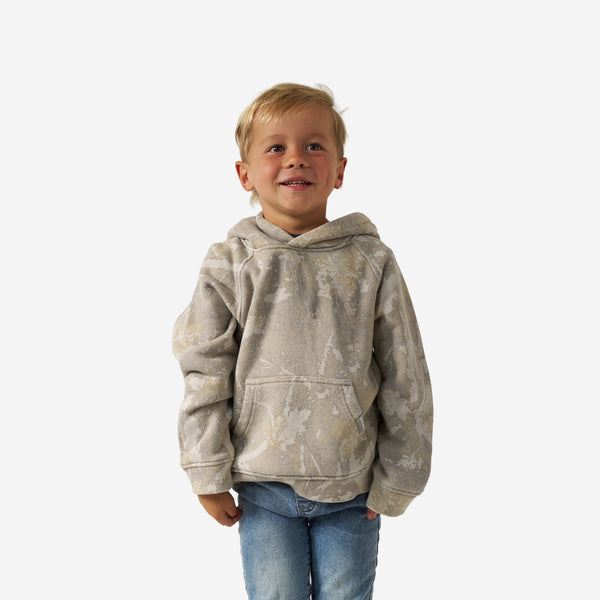 Youth Vintage Washed Fleece Hoodie - Drifter Camo