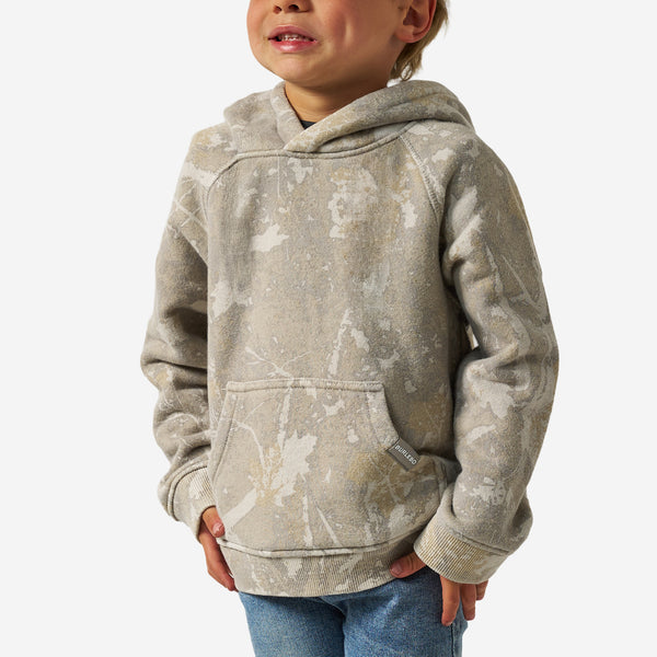 Youth Vintage Washed Fleece Hoodie - Drifter Camo