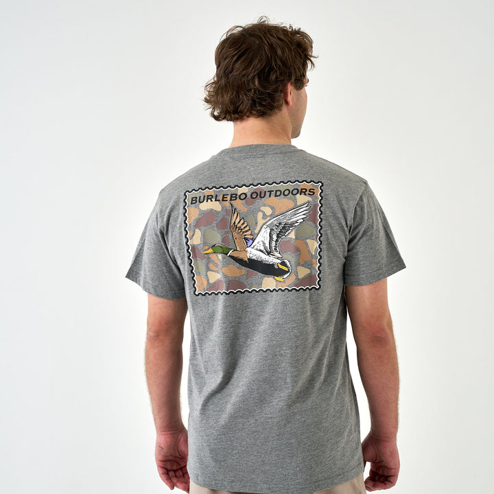 SS Tee - Mallard Duck Stamp - Dark Heather Grey