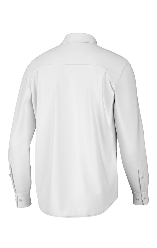 Hadley Classic Long Sleeve Button Down- White