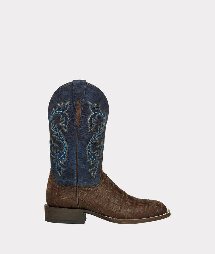 Malcolm :: Navy + Brandy Giant Alligator