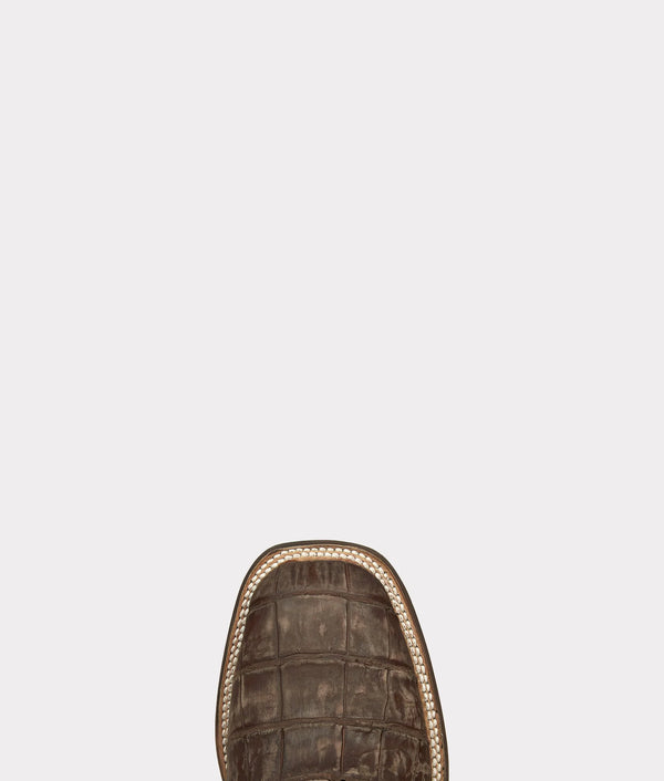 Malcolm :: Navy + Brandy Giant Alligator