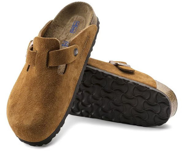 Boston Soft Footbed - Suede Leather - Mink