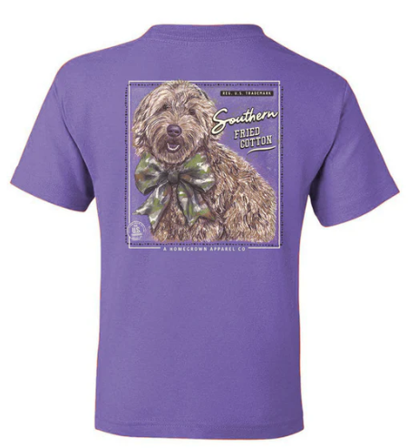 Youth All Dressed Up Tee- Violet