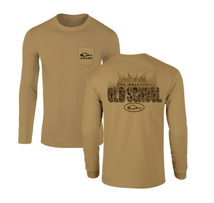 Old School Original Long Sleeve T-Shirt - Honey Mustard