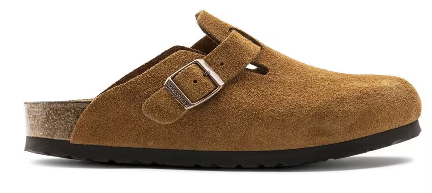 Boston Soft Footbed - Suede Leather - Mink