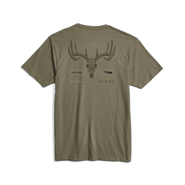 Tech Whitetail Pocket Tee - Dark Green Sage