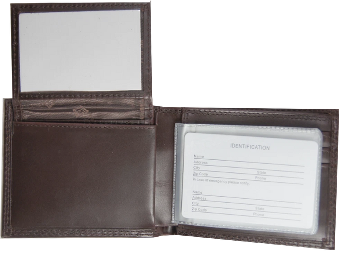 Wrinkle Leather Bifold Wallet - Florida Gators Concho