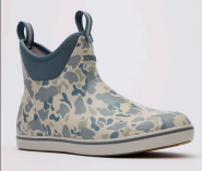 Men's 6" Ankle Deck Boot - Stormy Duck Camo