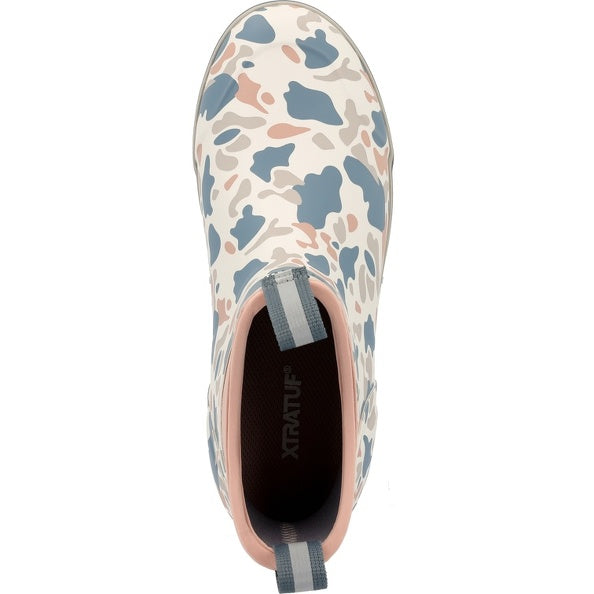 Xtratuf Women's 6" Ankle Deck Boot - Ivory Duck Camo