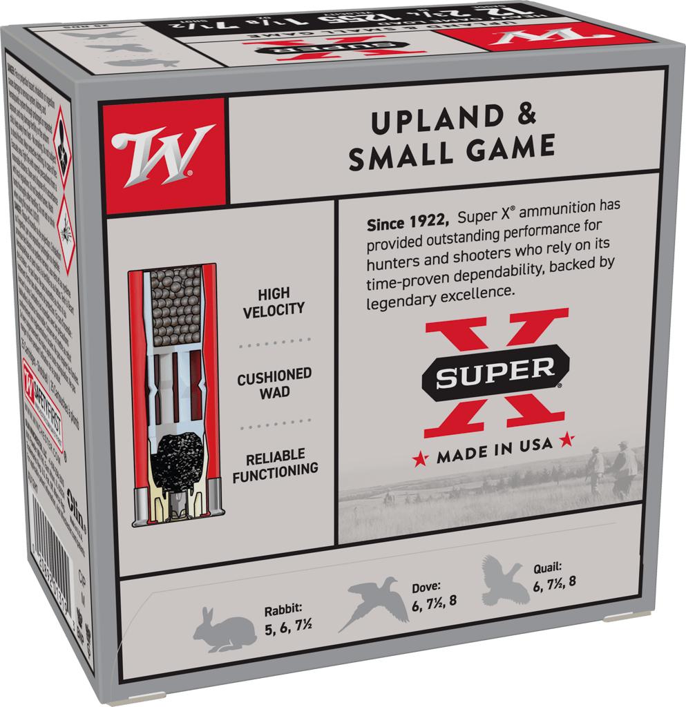 Winchester 12 GA 2 3/4" 1 1/8oz 1255FPS SUPER-X Upland Heavy Game