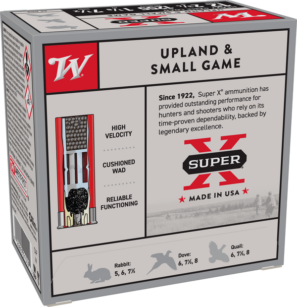 Winchester 12 GA 2 3/4" 1 1/8oz 1255FPS SUPER-X Upland Heavy Game