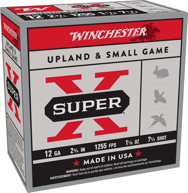 Winchester 12 GA 2 3/4" 1 1/8oz 1255FPS SUPER-X Upland Heavy Game
