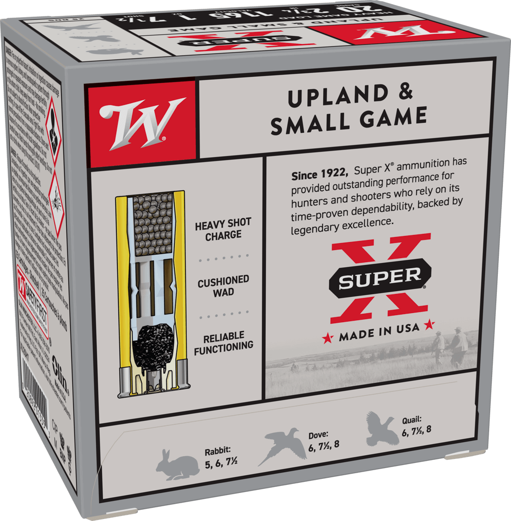 Winchester 20 GA 2-3/4" #7.5 Super-X Turkey 1 OZ