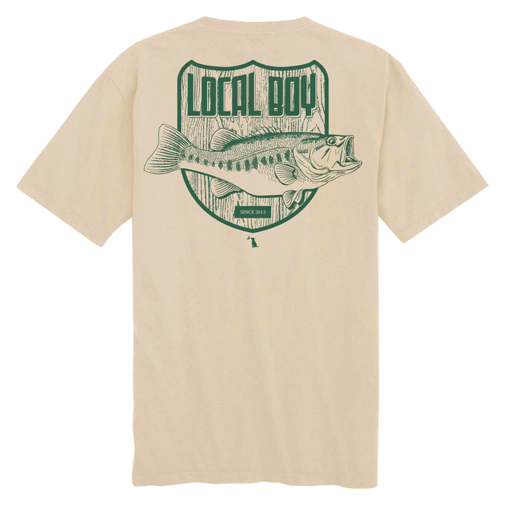 Youth Bass Mount SS Tee- Latte