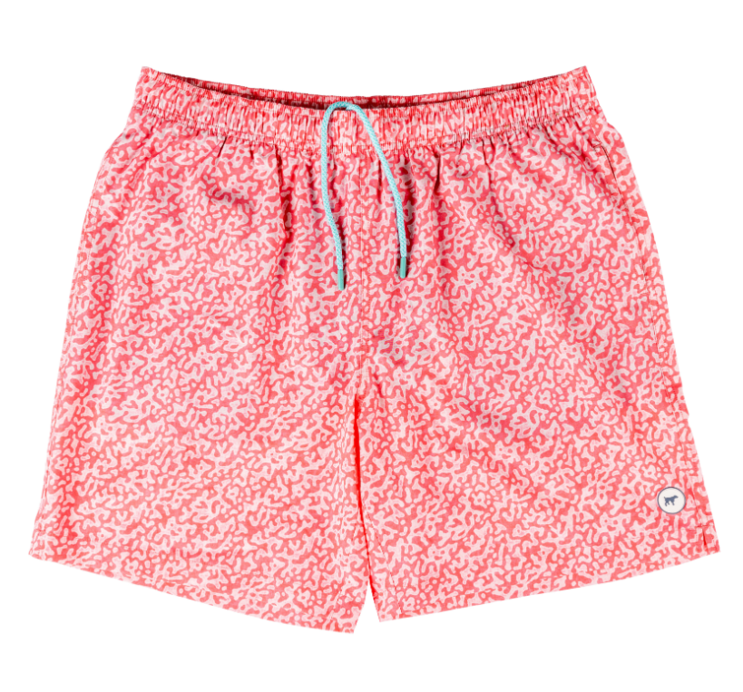 Youth Patterned Trunk - Weathered Reef Coral