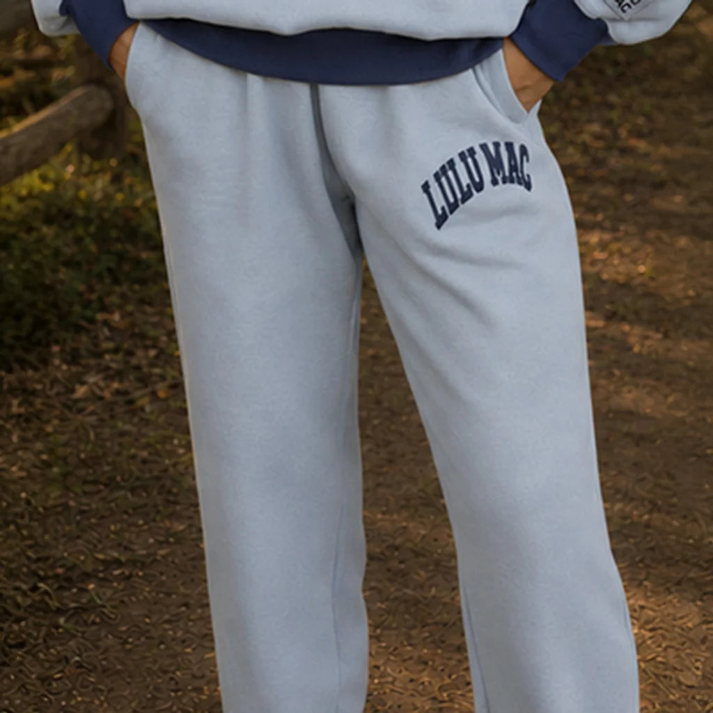 Puff Pant - Light Blue & Navy