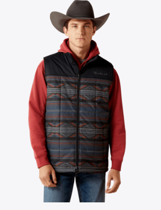 Crius Insulated Vest - SOUTHWESTERN/RUST