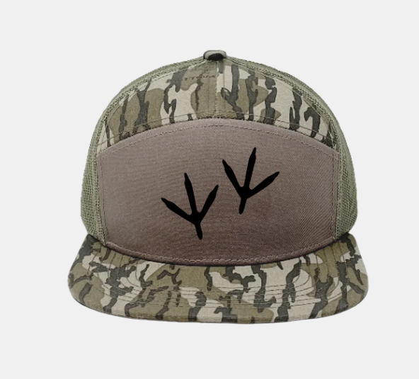 Turkey Tracks - 7 Panel Hat - Bottomland