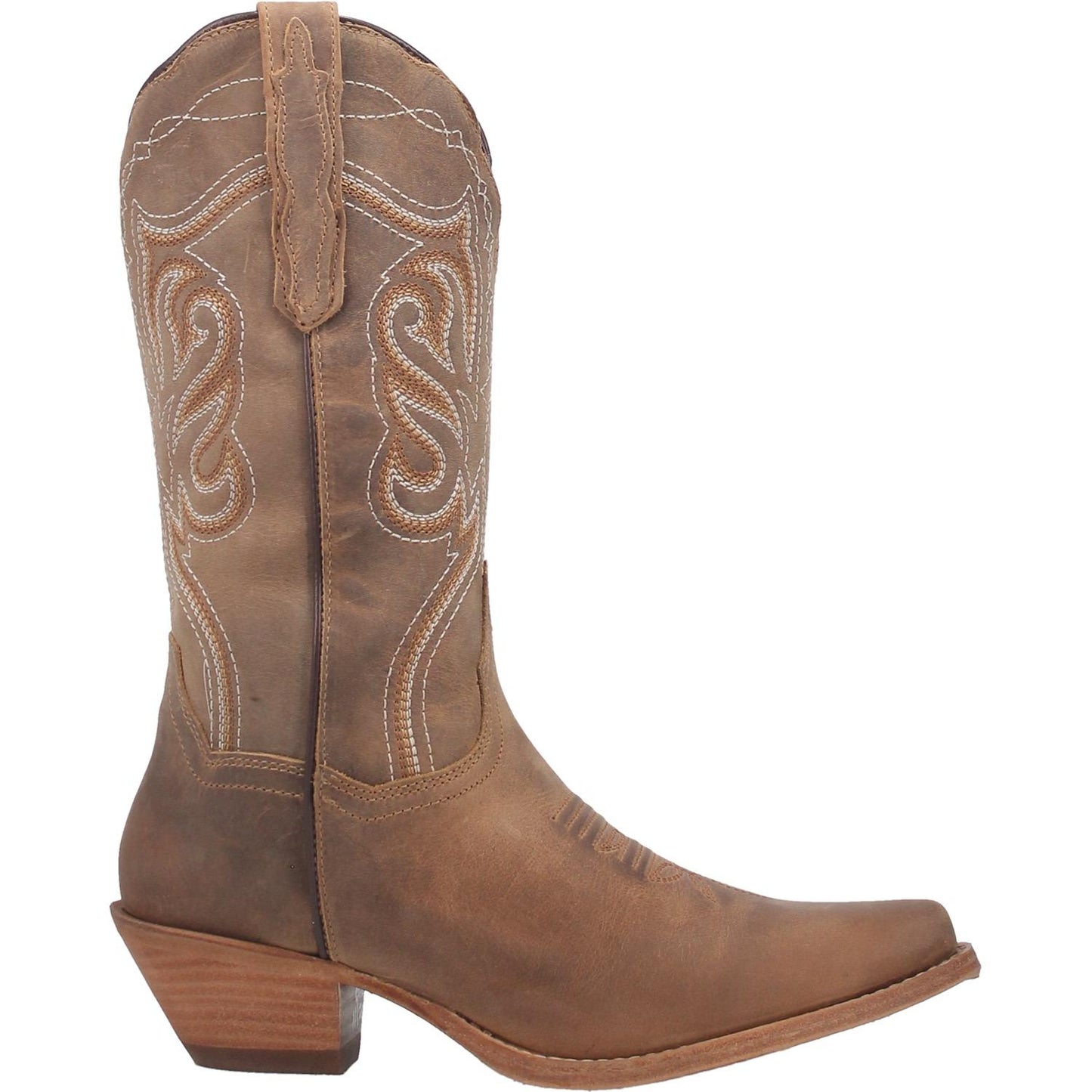 Karmel Tan Western Snip Toe