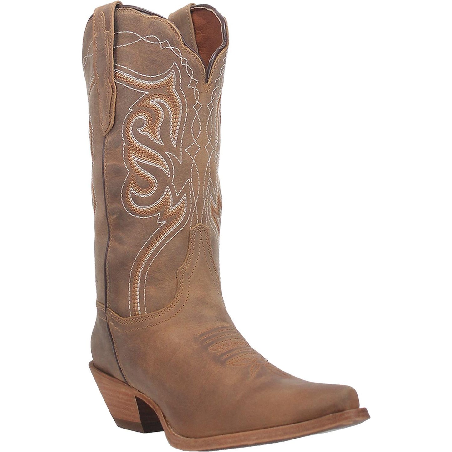 Karmel Tan Western Snip Toe