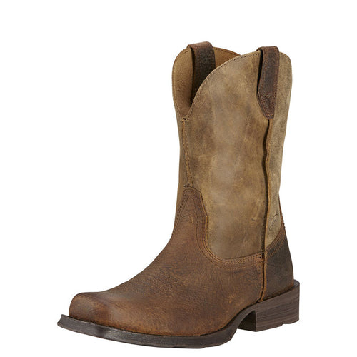 Ariat Rambler Cowboy Boots Earth and Brown Bomber