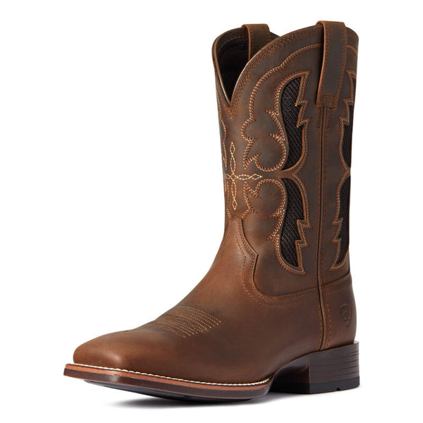 Dash VentTEK Ultra Western Boot - Distressed Brown