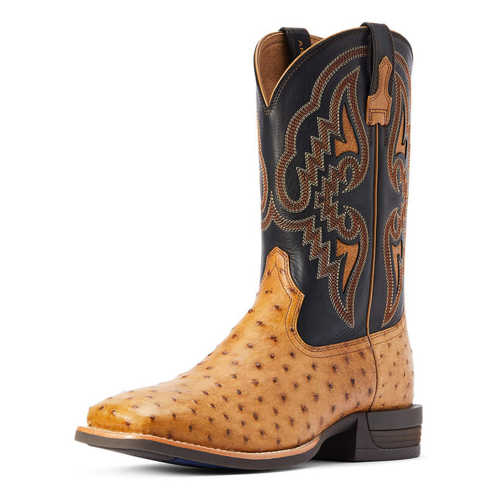 Dagger Western Boot Full Quill Ostrich