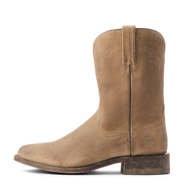 Downtown Roughout Western Boot - Grey