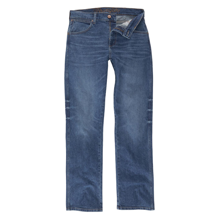 Retro Premium Slim Straight Green Jean - Galloway