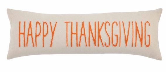 Happy Thanksgiving Long Pillow