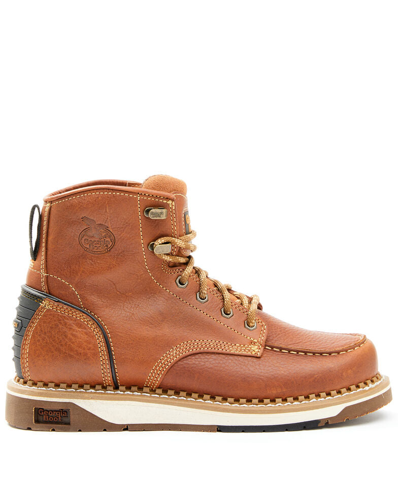 Georgia Boot Men's Wedge Work Boots - Soft Toe