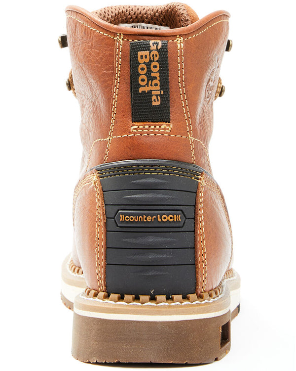 Georgia Boot Men's Wedge Work Boots - Soft Toe
