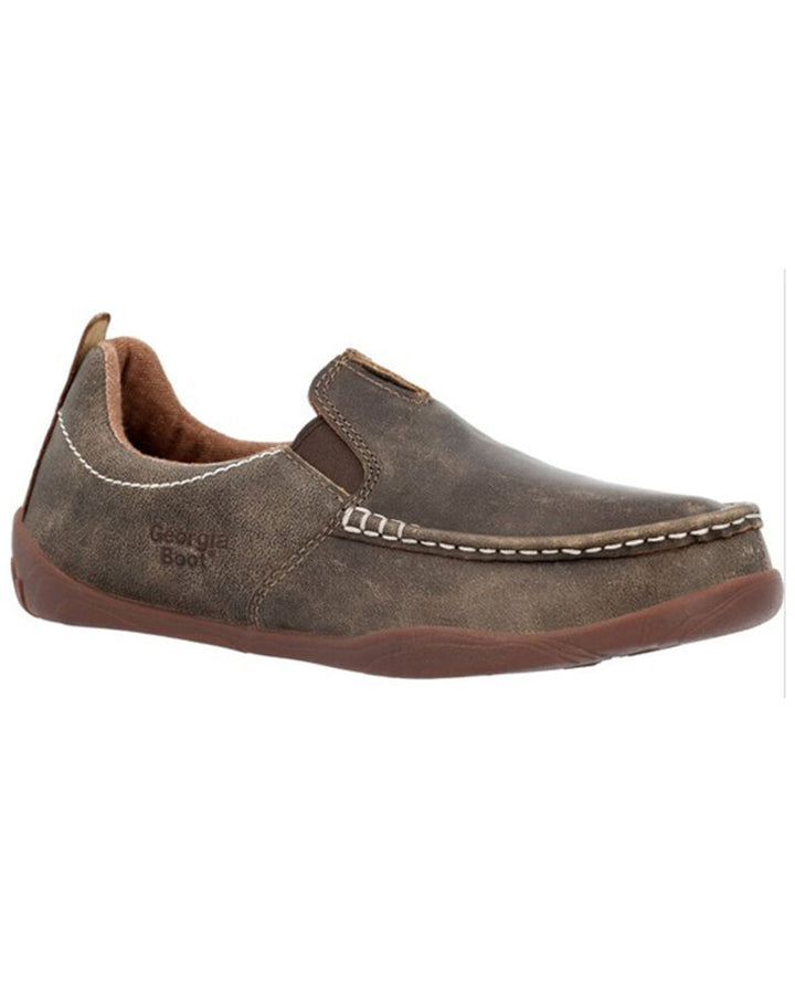 Georgia Boot Men's Cedar Falls Slip-On Shoe - Moc Toe