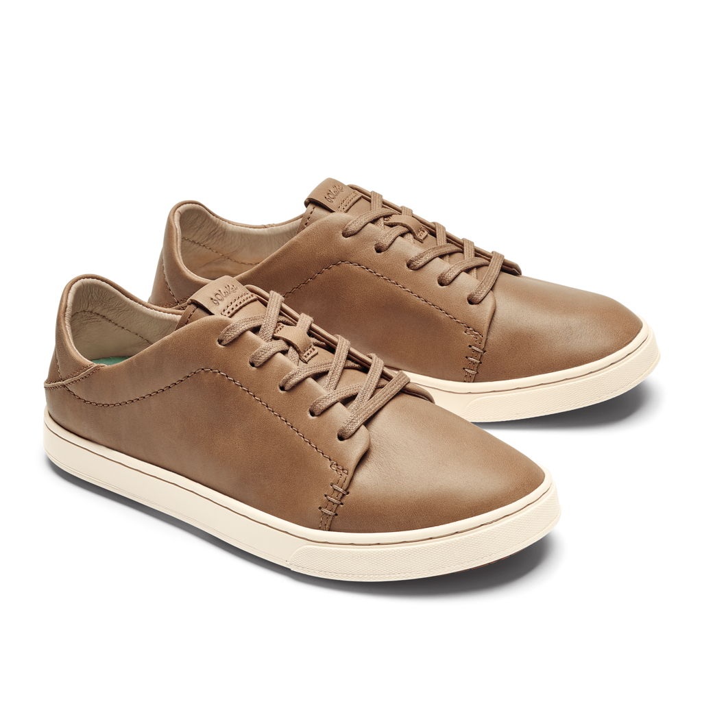 Pehuea Li Ili Leather Sneakers - Tan
