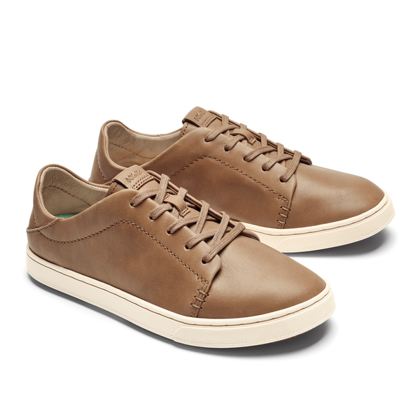 Pehuea Li Ili Leather Sneakers - Tan