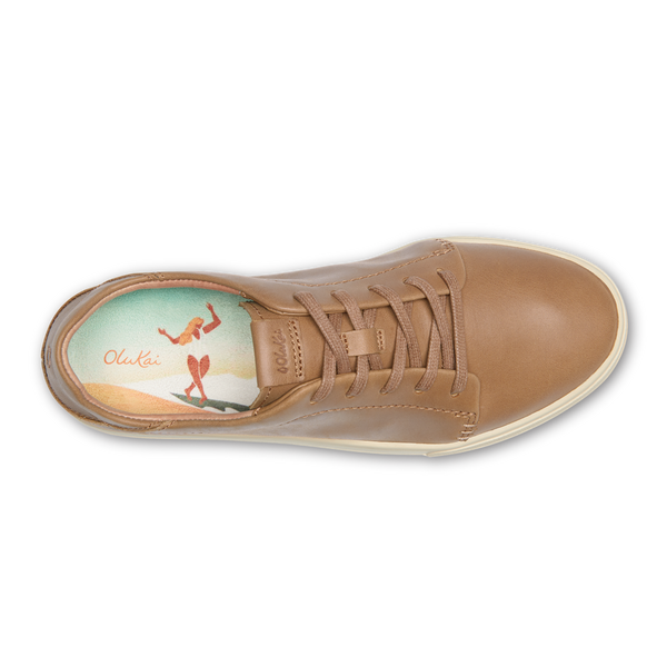 Pehuea Li Ili Leather Sneakers - Tan