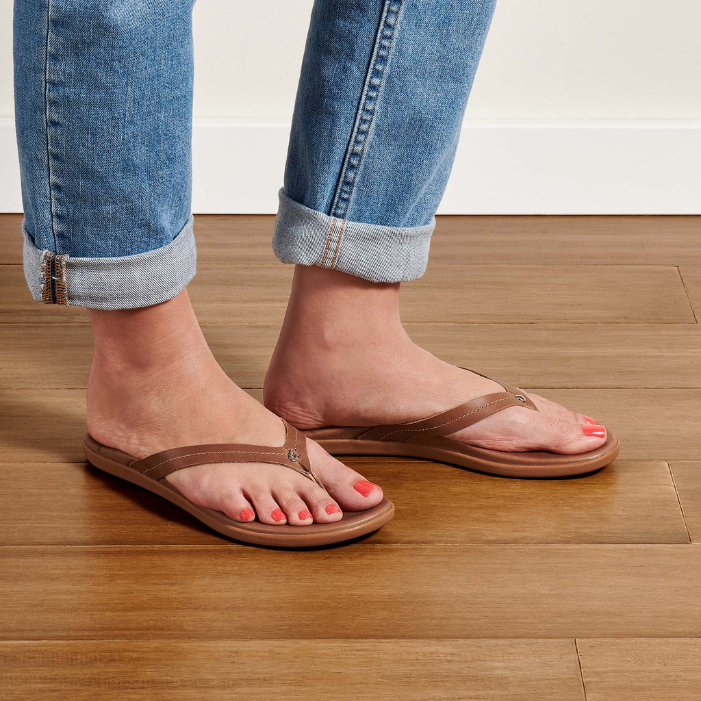 Honu Beach Sandals - Tan/Tan